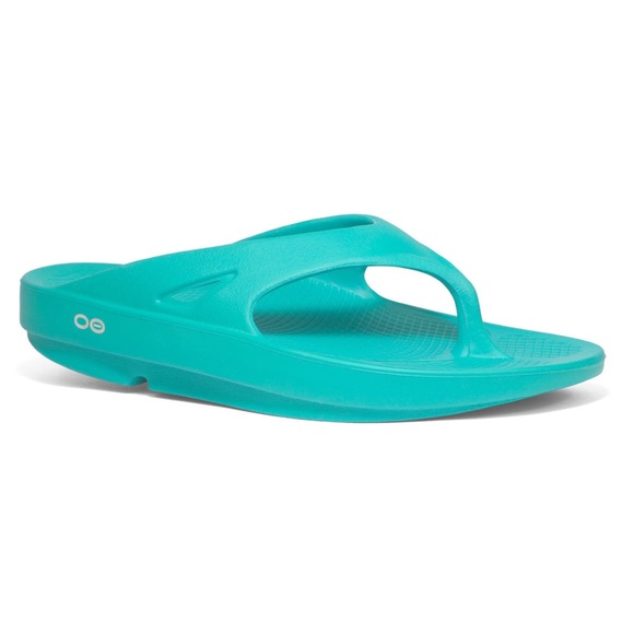 OOFOS Shoes - OOFOS Women's Ooriginal Thong Sandal in Aqua Size 9.